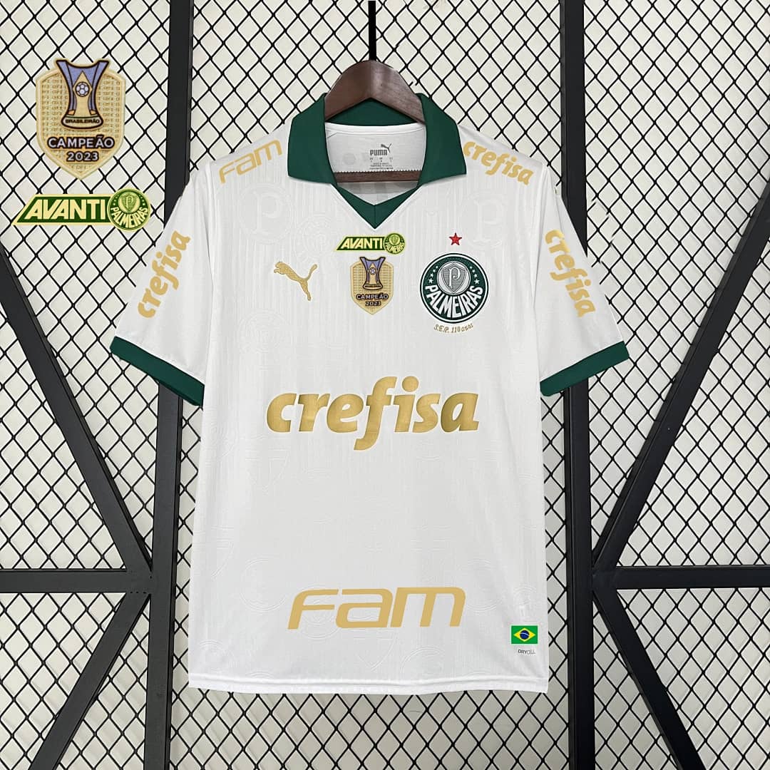 Camisola Alternativa do Palmeiras 2024/2025 Todos Patrocinadores