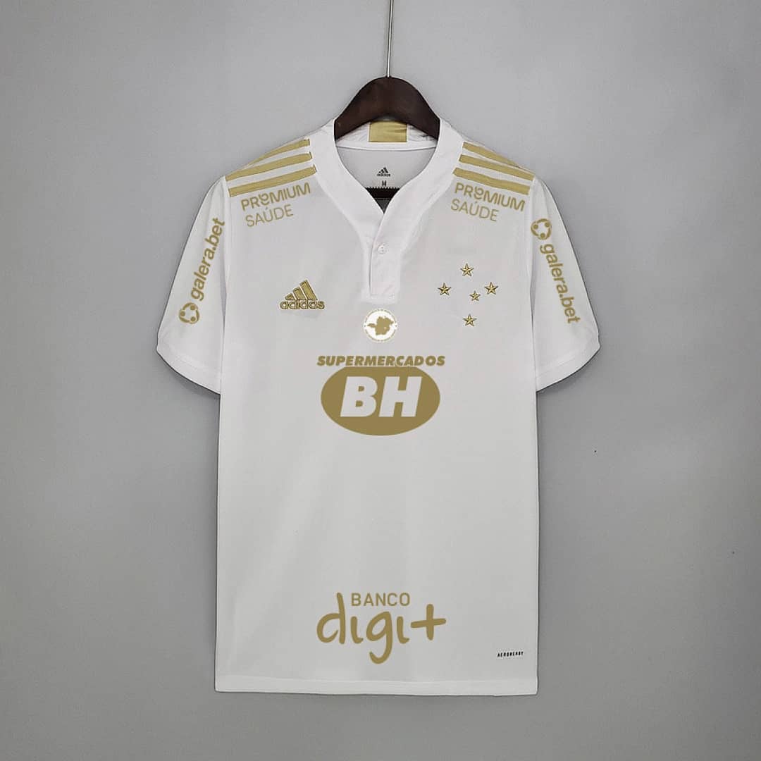 Camisola Alternativa do Cruzeiro 2021/2022 Todos Patrocinadores