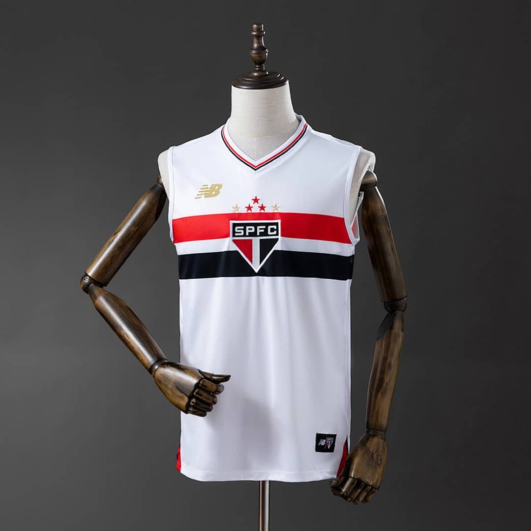 Camisola Principal do Sao Paulo FC 2024/2025 (Colete)