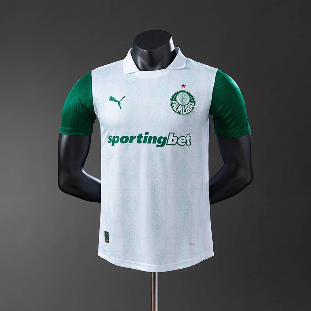 Camisola Alternativa do Palmeiras 2025/2026 Todos Patrocinadores