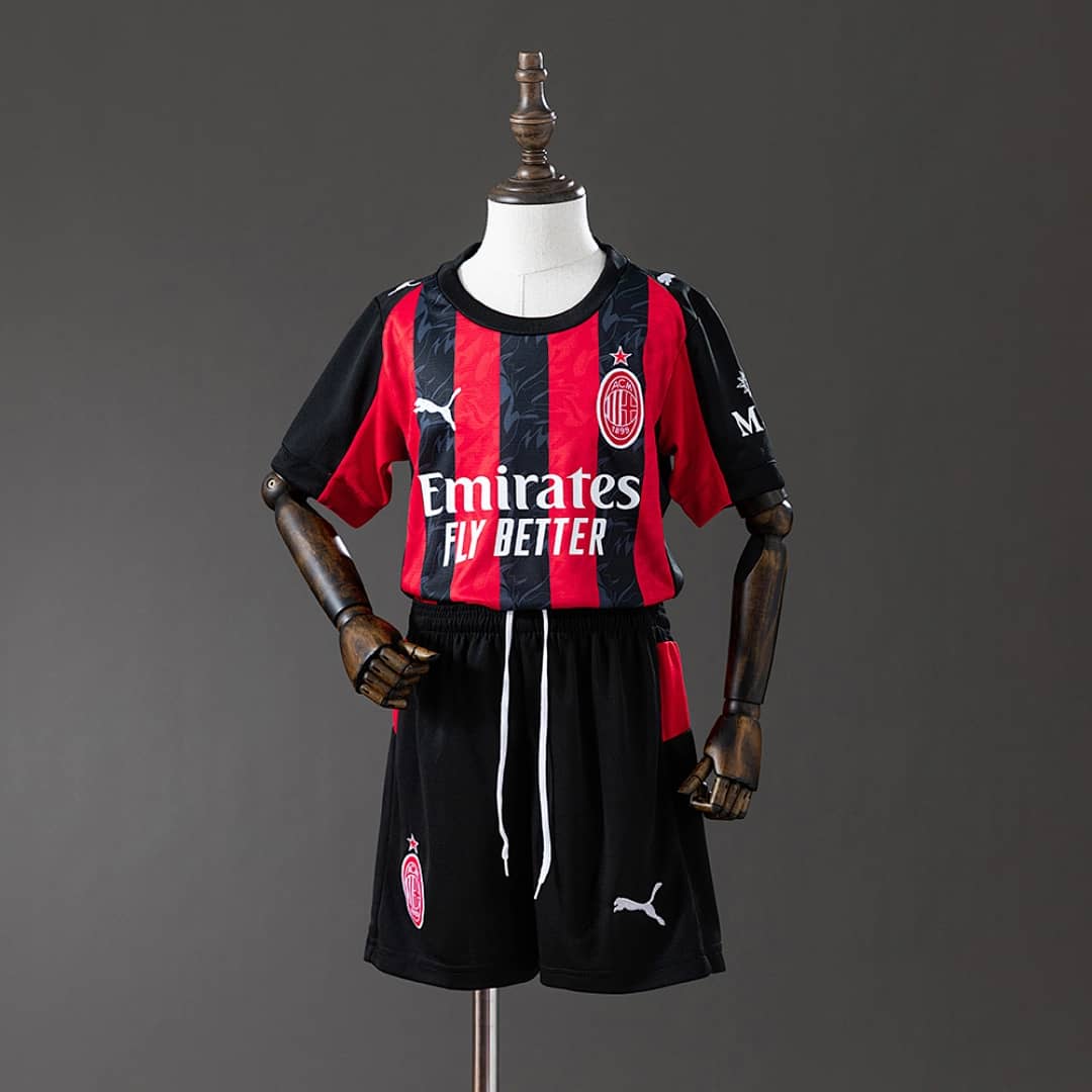 Kit Crianca AC Milan Principal 2025/2026