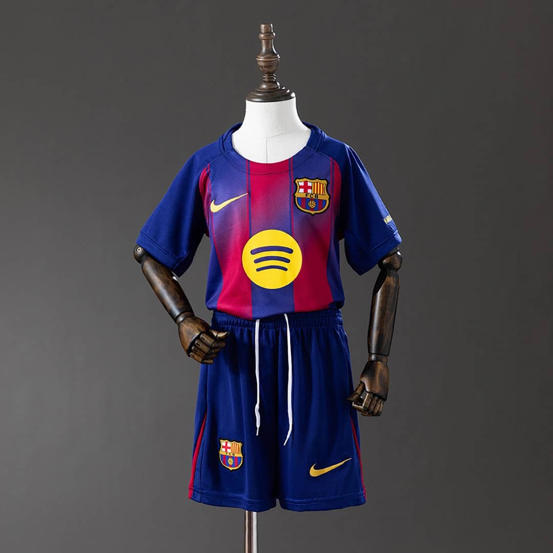 Kit Crianca FC Barcelona Principal 2025/2026