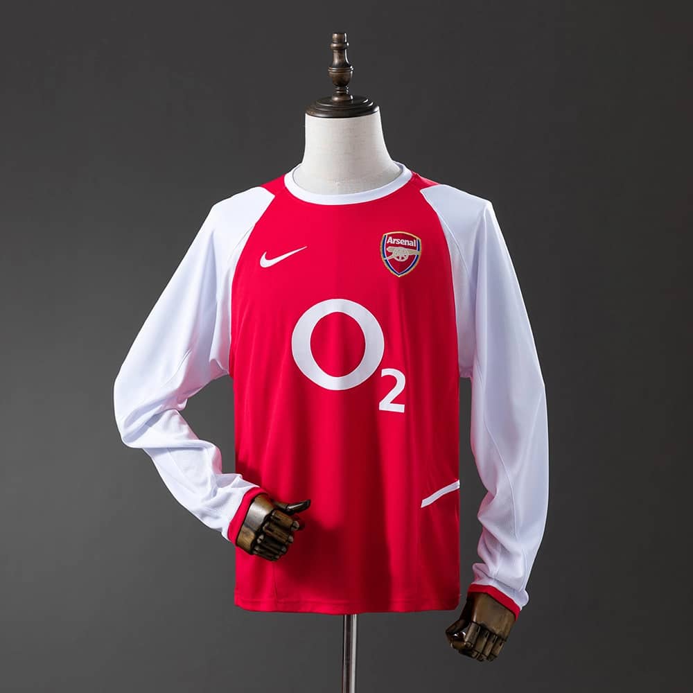 Camisola Arsenal 2004/05 Principal Manga Comprida Retro