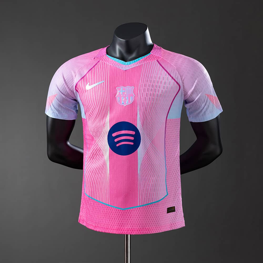 Camisola Barcelona Special Edition Bright Pink versão jogador 2025/26