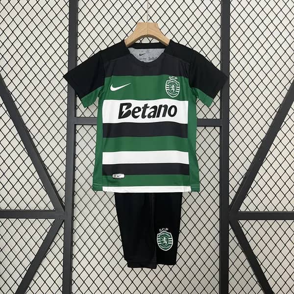 Kit Criança Sporting Principal 2024/25