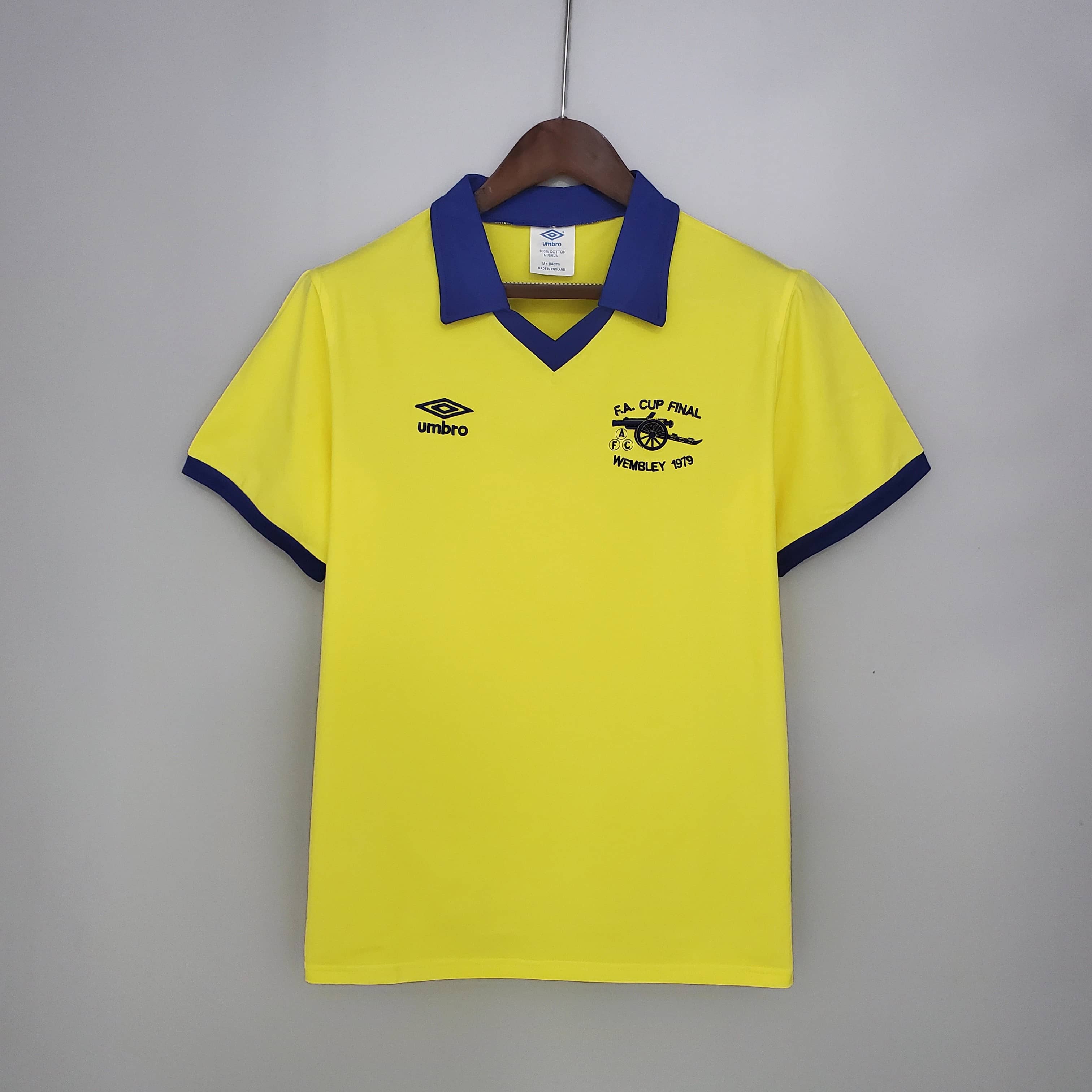 Camisola Arsenal 1971/79 Alternativa Amarela Retro