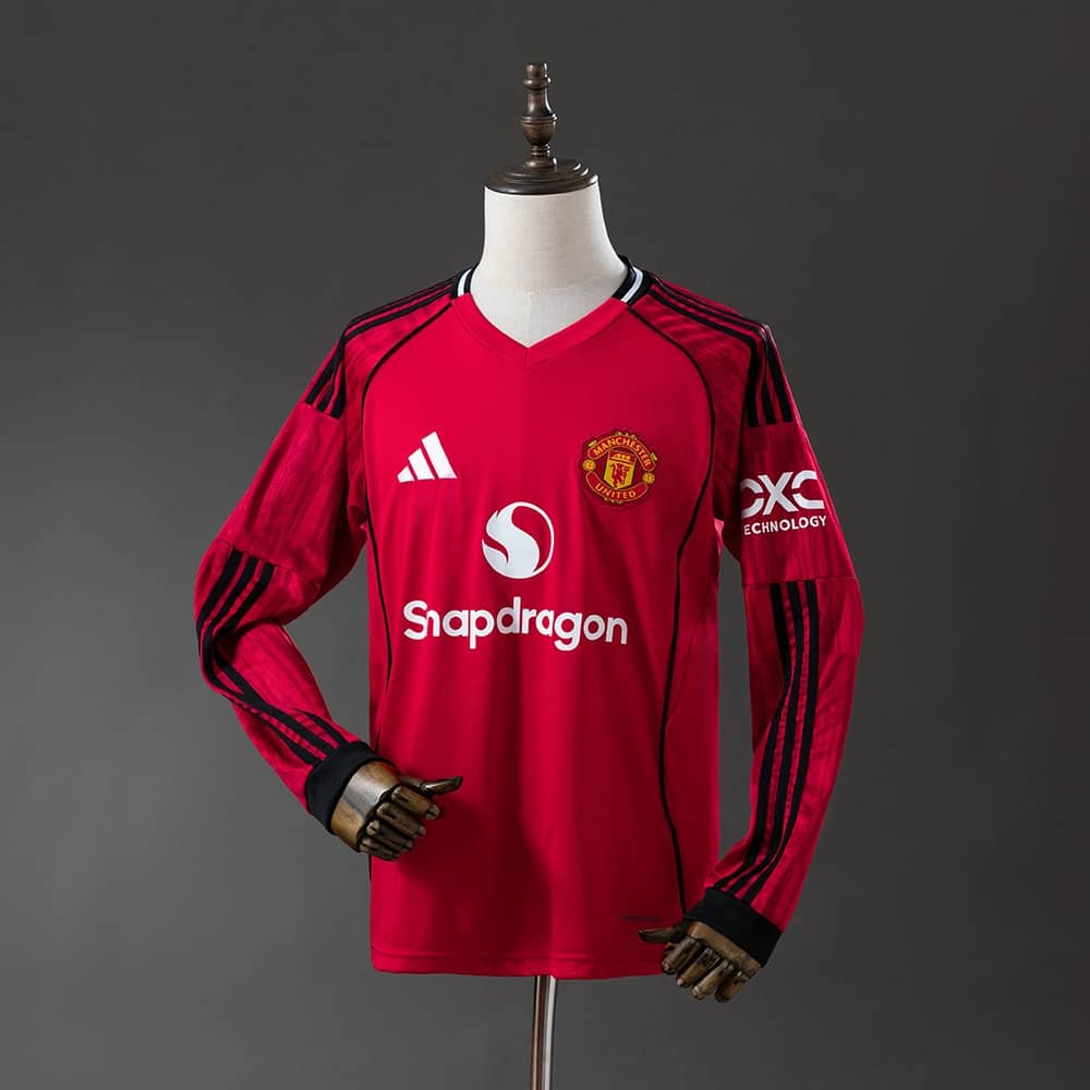 Camisola Manchester United Principal Manga Comprida 25/26