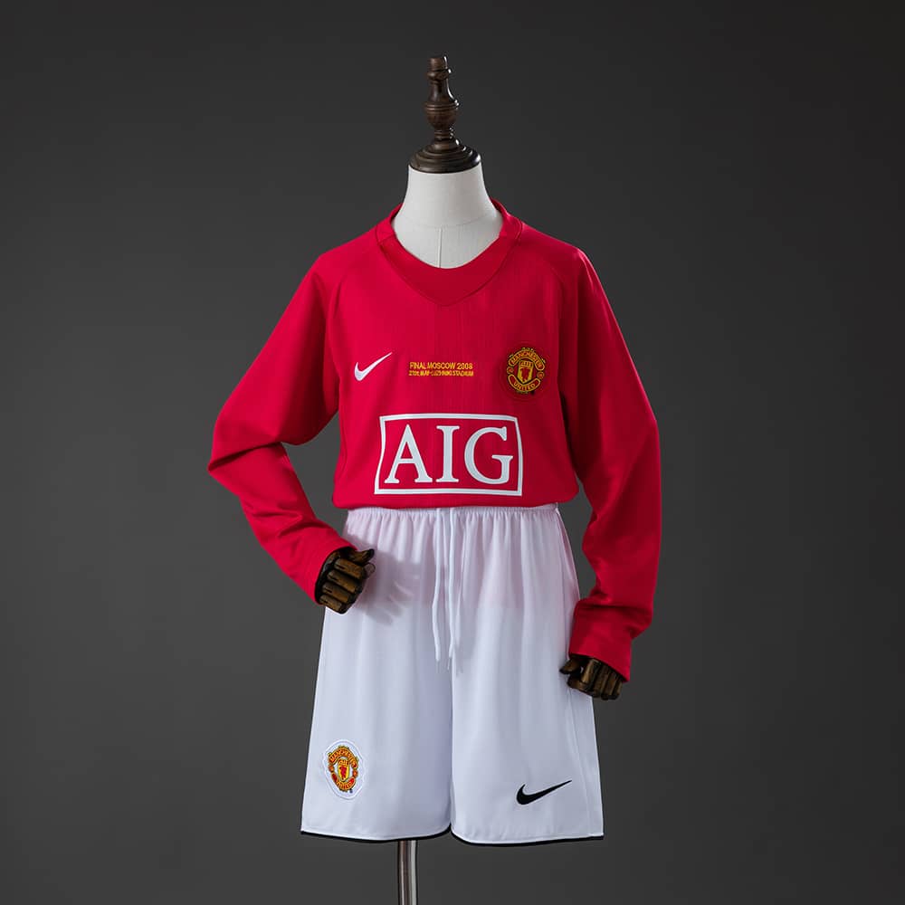 Kit Criança Manchester United Final Champions 2007/08