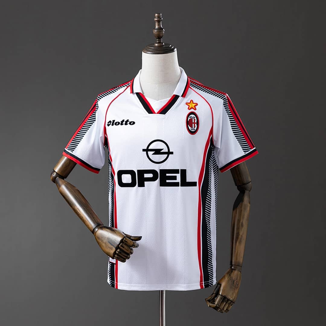 Camisola Alternativa do AC Milan 1997/1998 (Retro)
