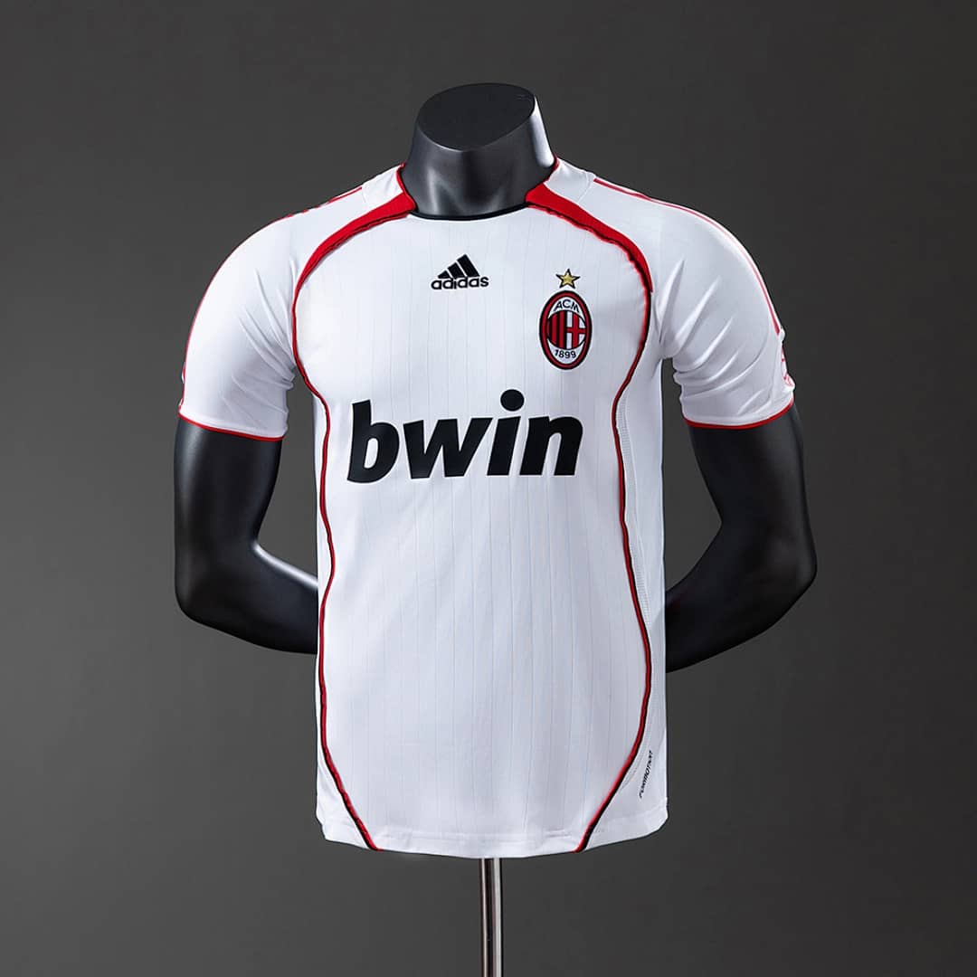 Camisola Alternativa do AC Milan 2006/2007 (Retro, Versao Jogador)