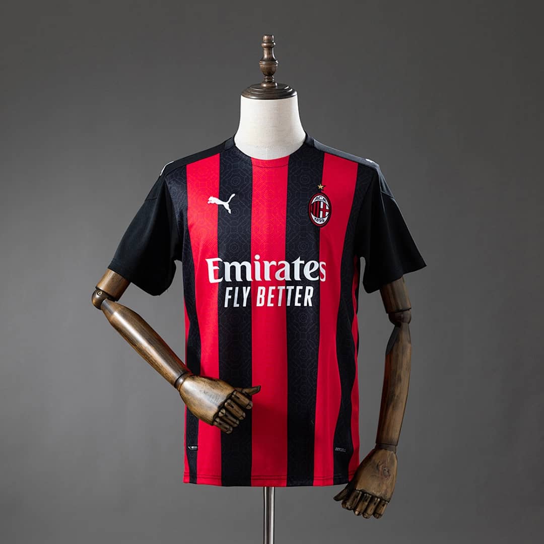 Camisola Principal do AC Milan 2020/2021 (Retro)