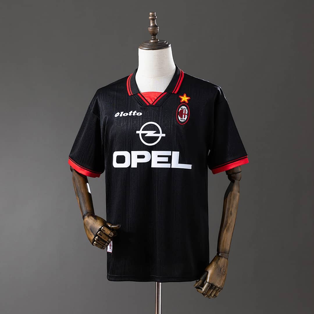 Camisola 2Âª Alternativa do AC Milan 1997/1998 (Retro)