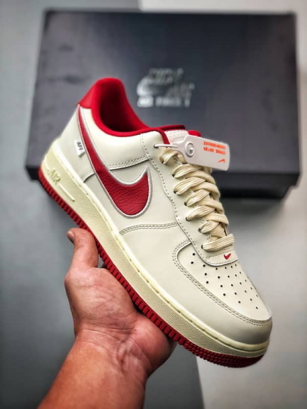 Air Force 1 '07 Low Retro Branco e Vermelho