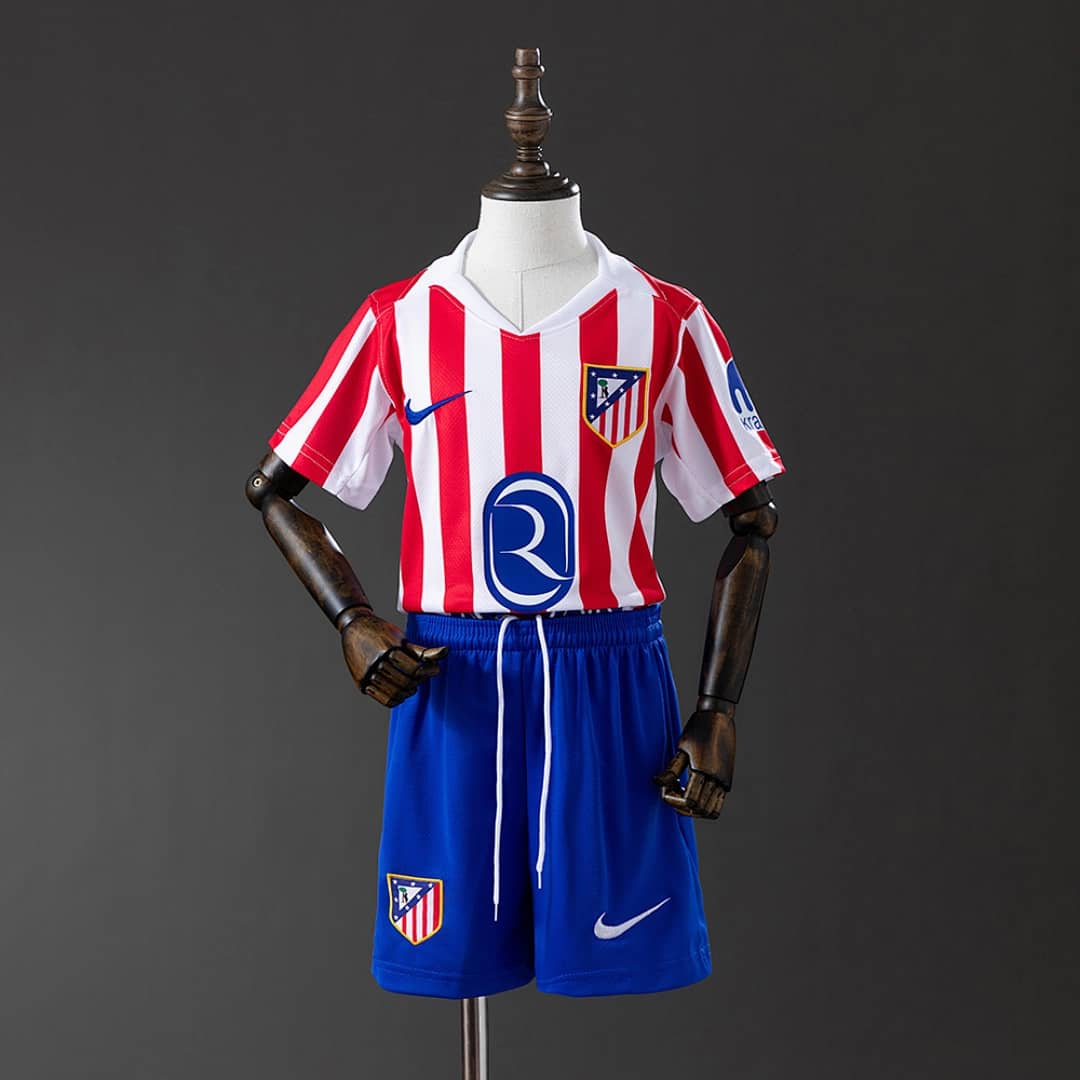 Kit Crianca Atletico Madrid Principal 2025/2026