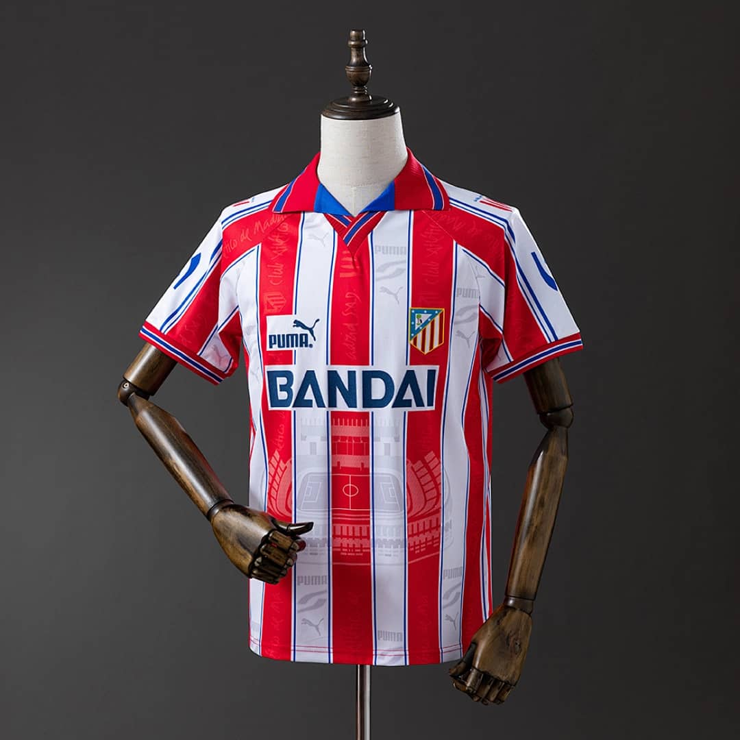 Camisola Principal do Atletico Madrid 1996/1997 (Retro)