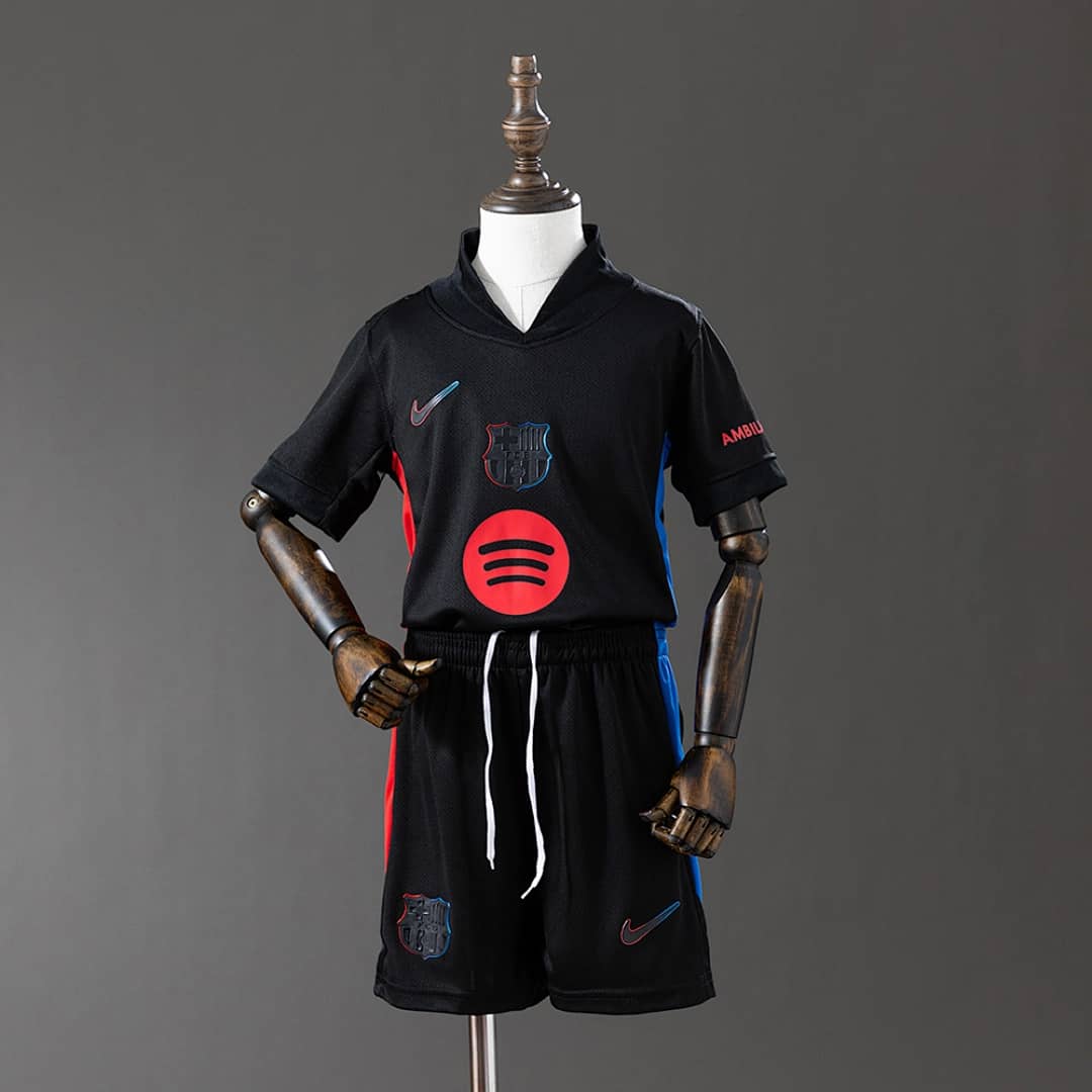 Kit Crianca FC Barcelona Alternativa 2024/2025 (2)