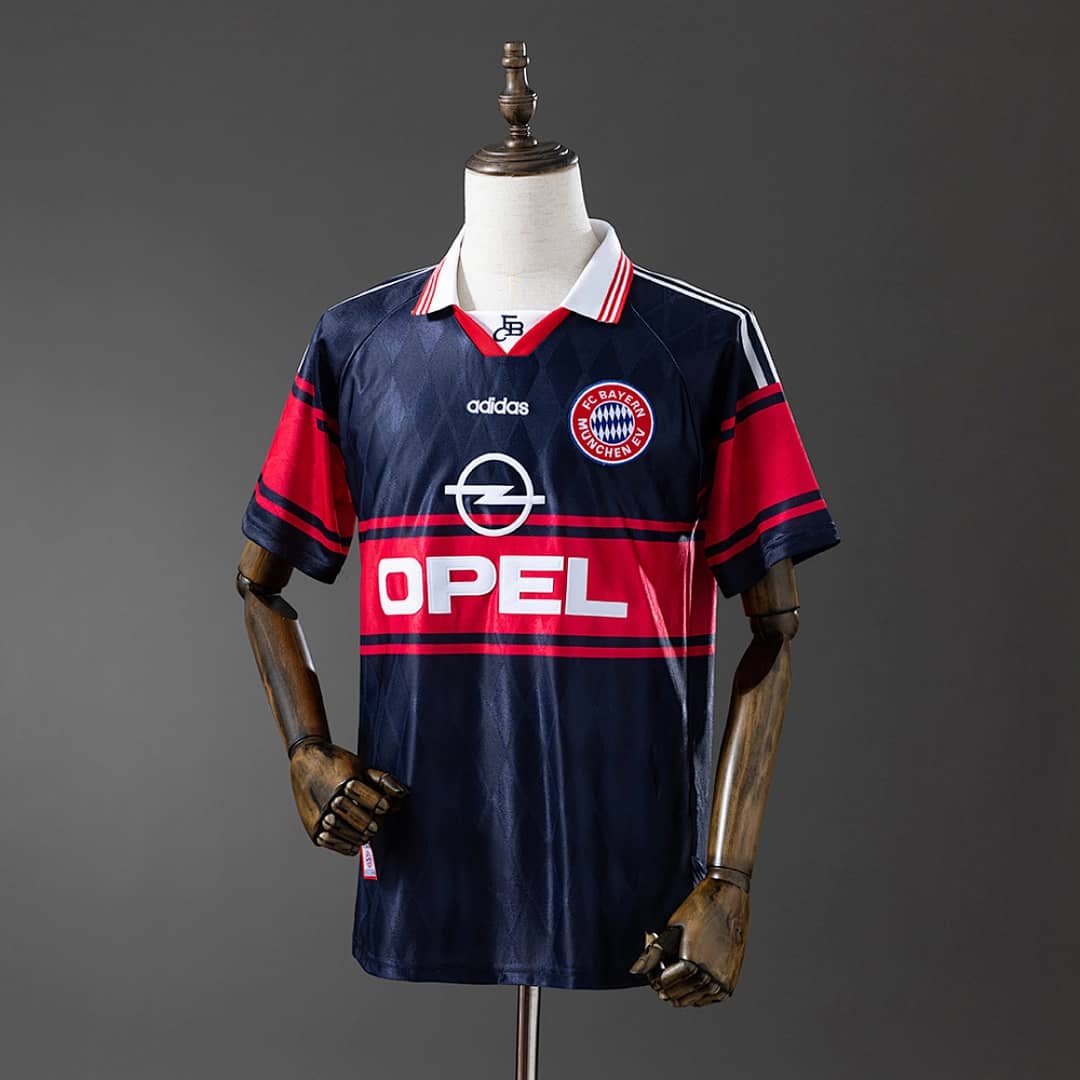 Camisola Alternativa do Bayern Munich 1997 (Retro)