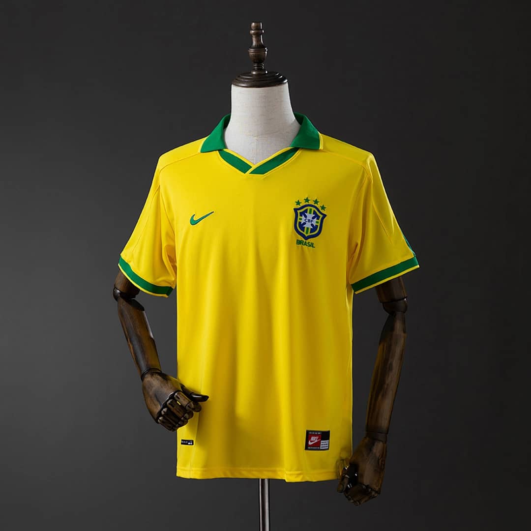 Camisola Principal do Brasil 1997 (Retro)