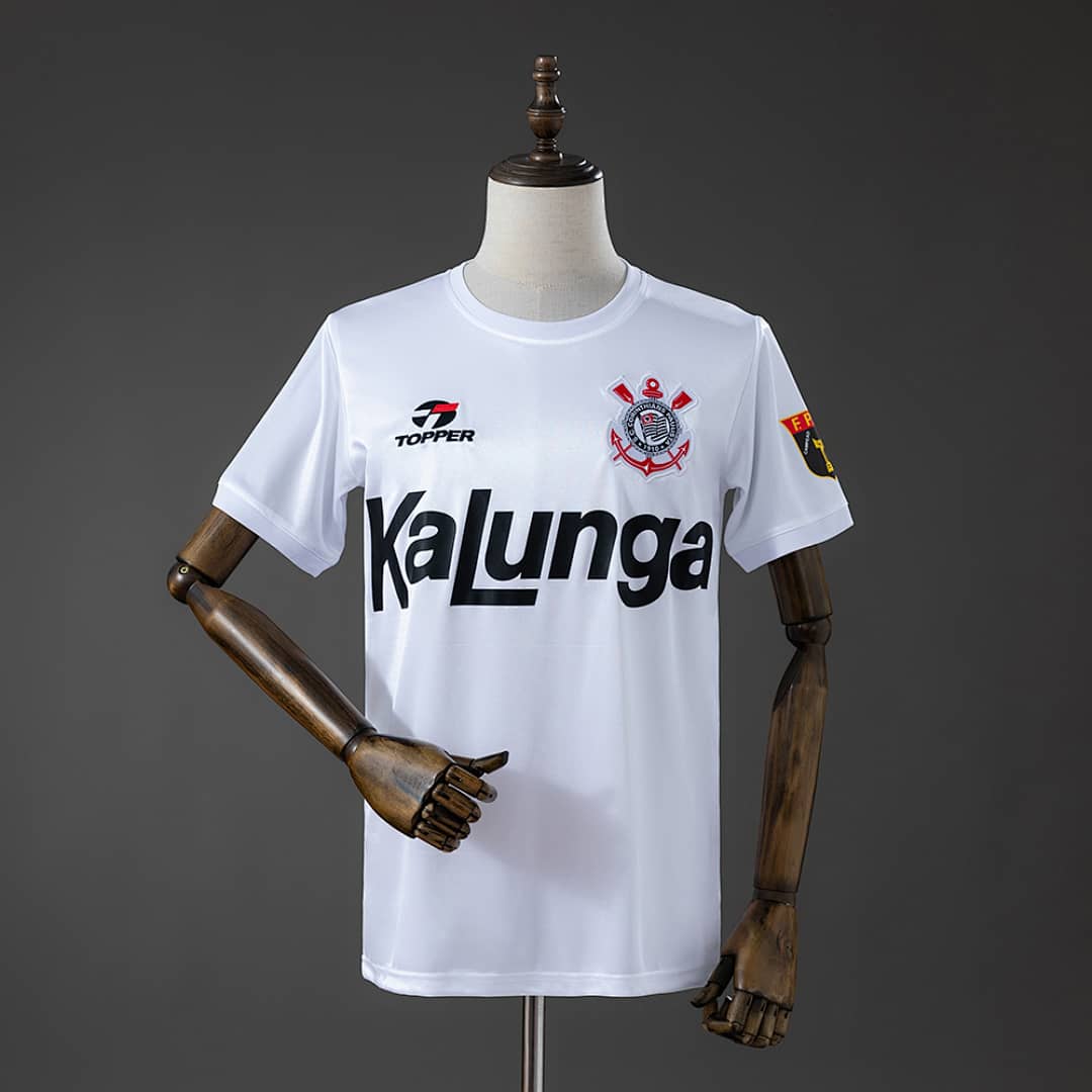 Camisola Principal Corinthians 1988 Retro