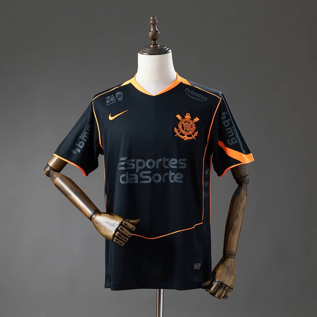 Camisola Terceira do Corinthians 2025/2026 Todos Patrocinadores