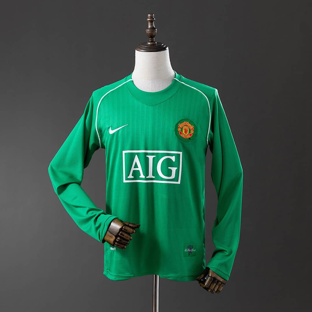 Camisola Guarda-Redes do Manchester United 2007/2008 (Retro, Manga Longa)