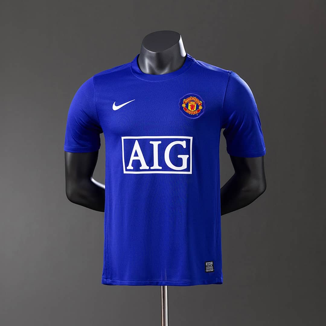 Camisola Terceira do Manchester United 2008/2009 (Retro, Versao Jogador)