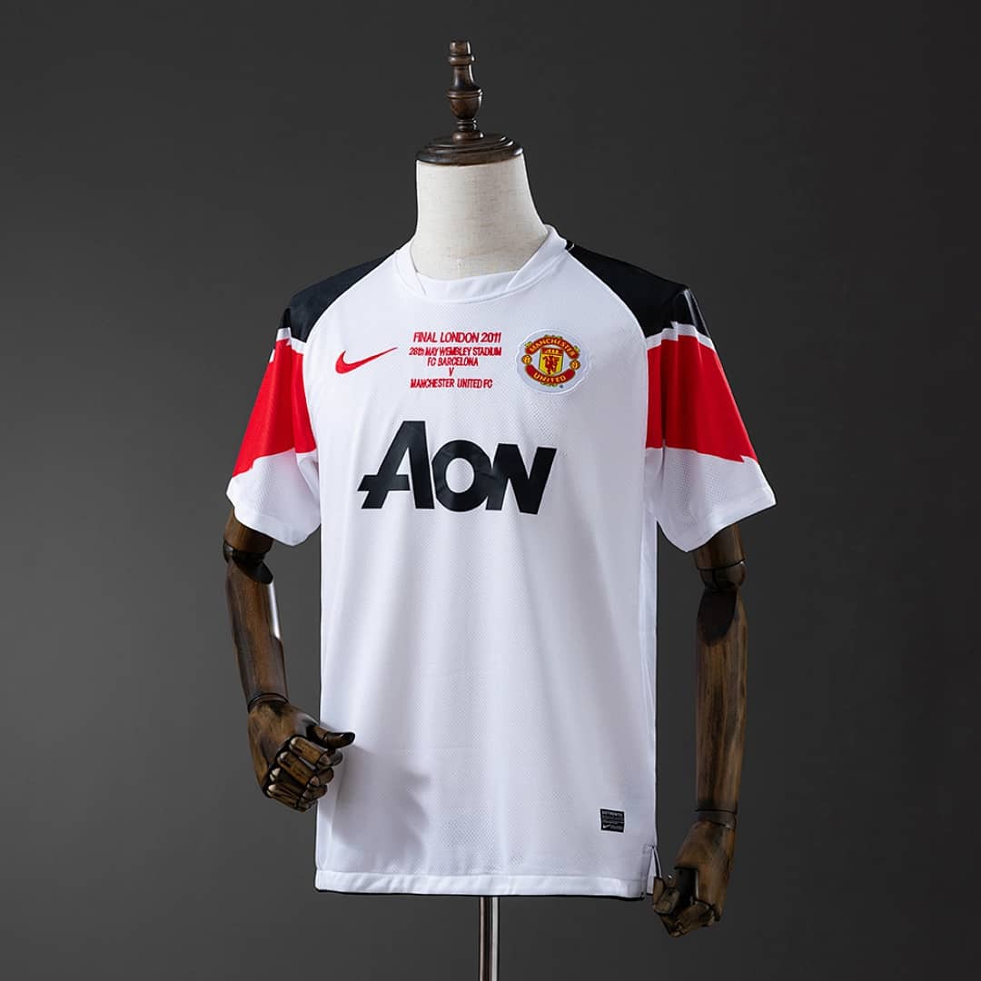 Camisola Alternativa do Manchester United 2010/2011 Champions League (Retro)