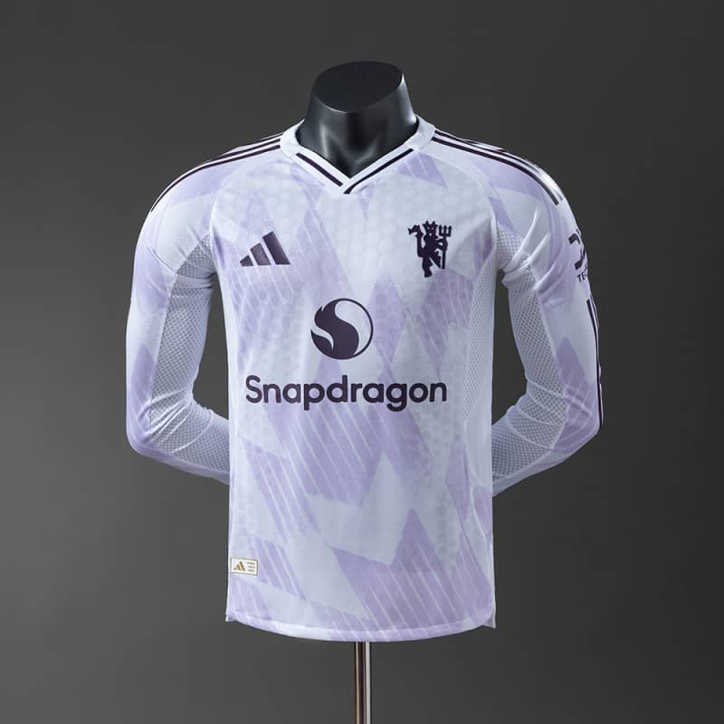 Manchester United 25/26 Away manga-longa versão jogador