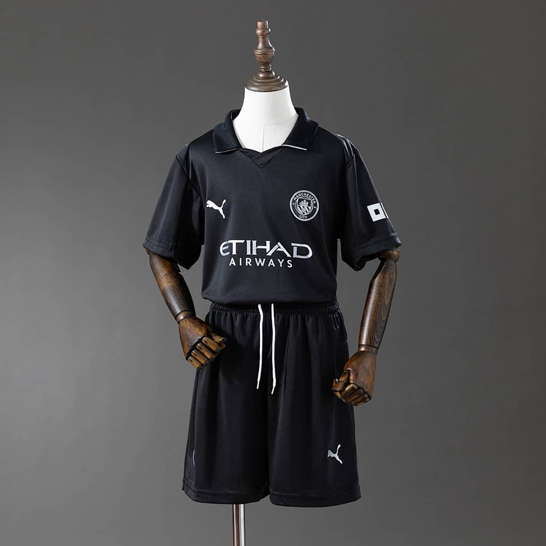 Kit Crianca Manchester City Alternativa 2025/2026