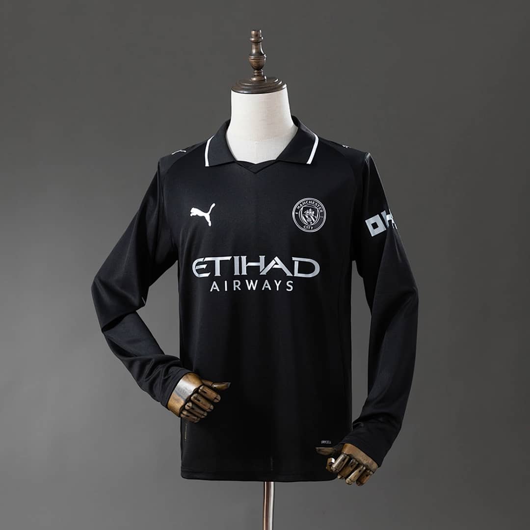 Camisola Alternativa do Manchester City 2025/2026 (Manga Longa)