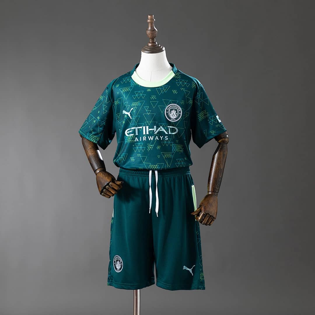 Kit Crianca Manchester City Quarta 2025/2026