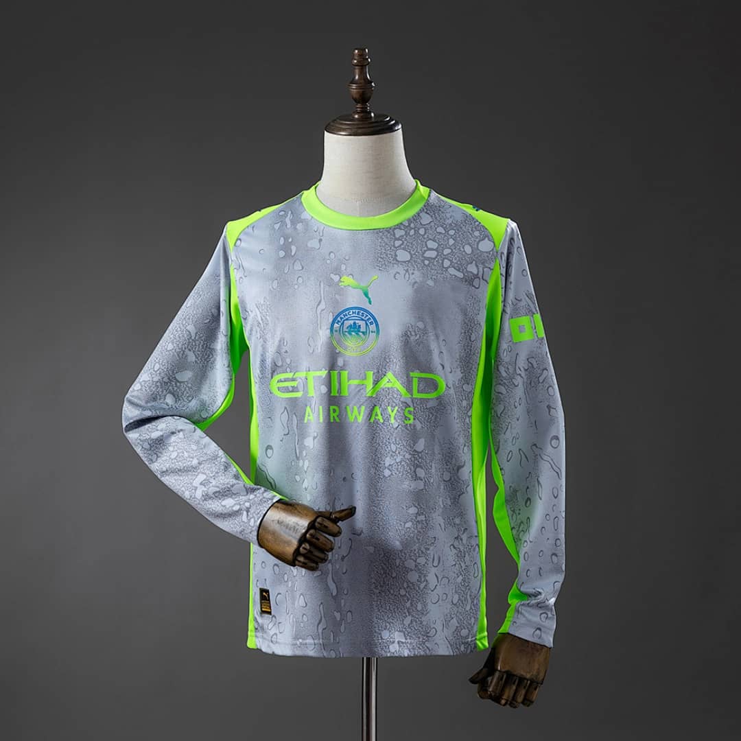 Camisola Terceira do Manchester City 2025/2026 (Manga Longa)