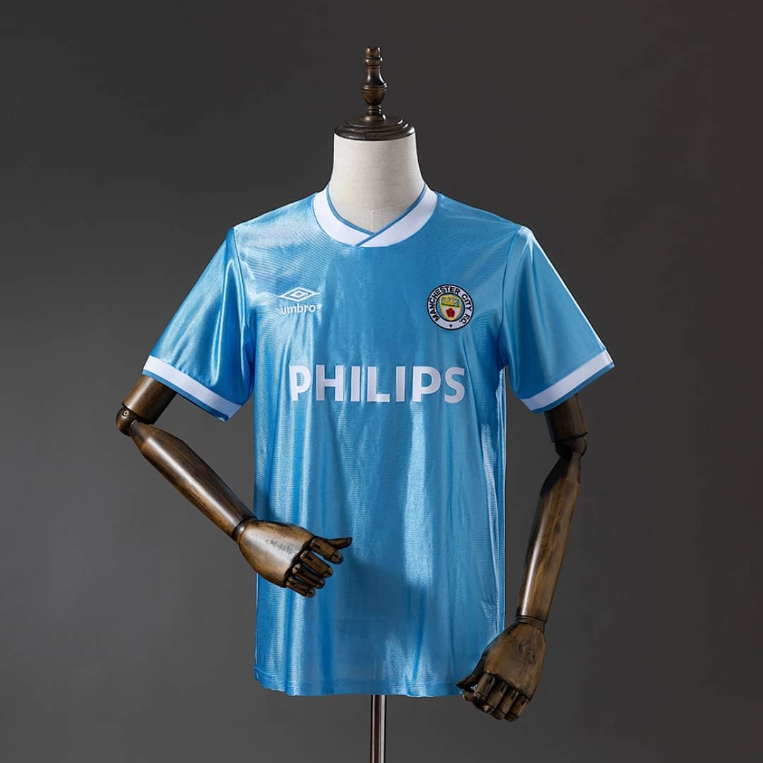 Camisola Principal do Manchester City 1986/1987 (Retro)