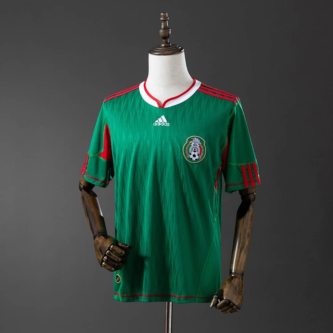 Camisola Principal do Mexico 2010 (Retro)