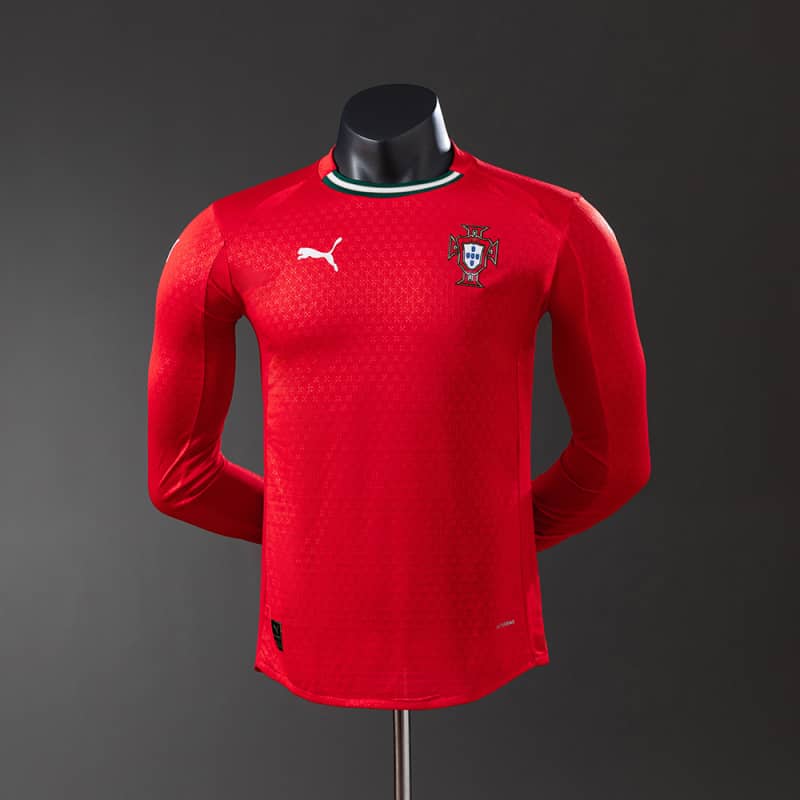 Portugal 2025 manga-longa Home versão jogador