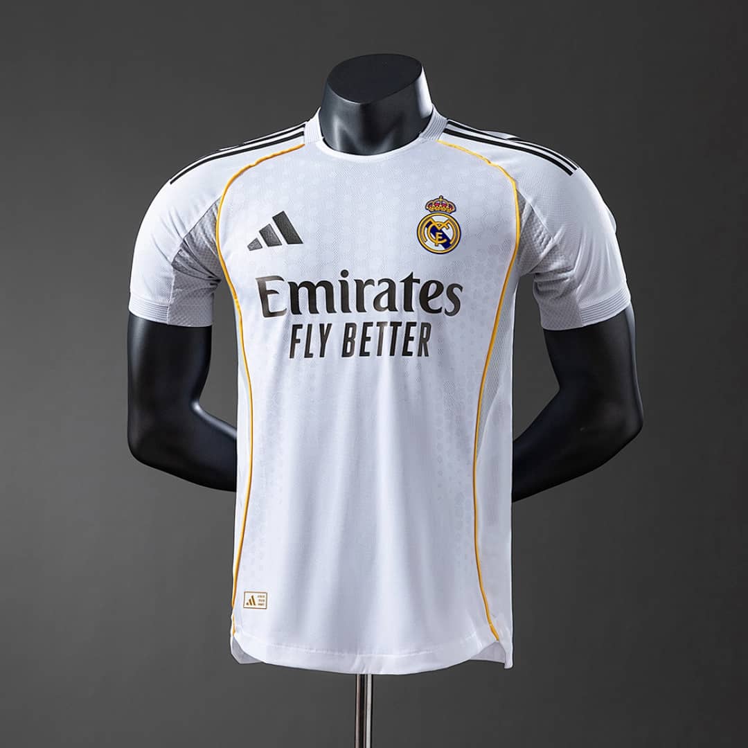 Camisola Principal do Real Madrid 2025/2026 (Versao Jogador)