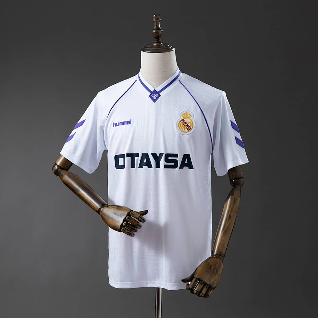 Camisola Principal do Real Madrid 1990/1991 (Retro)