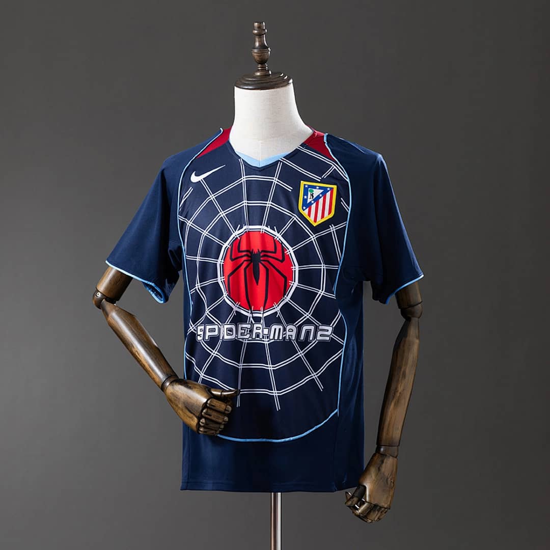 Camisola Alternativa do Atletico Madrid 2004/2005 (Retro)
