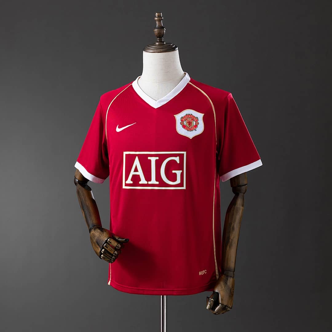 Camisola Principal do Manchester United 2006/2007 (Retro)