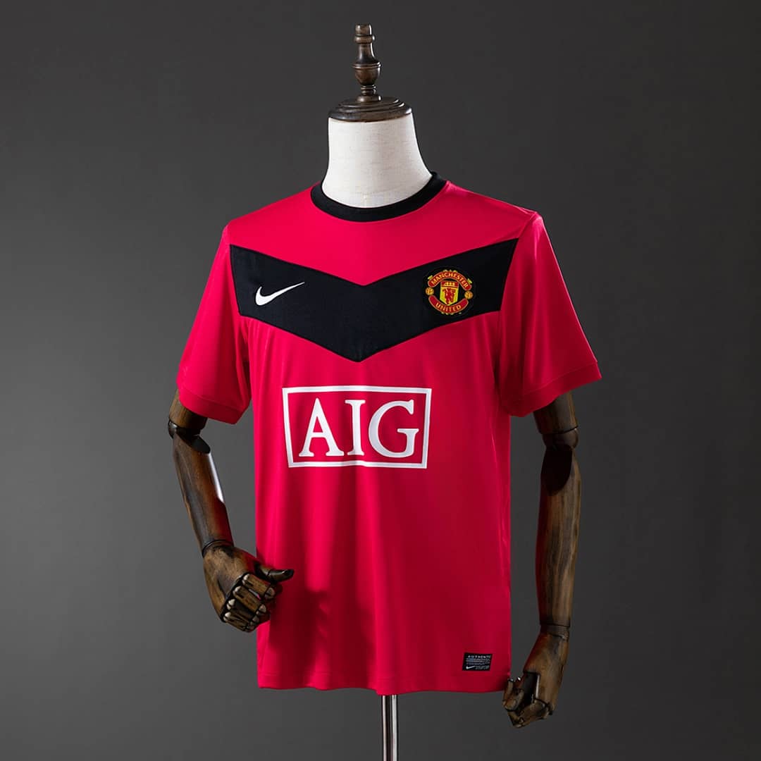 Camisola Principal do Manchester United 2009/2010 (Retro)
