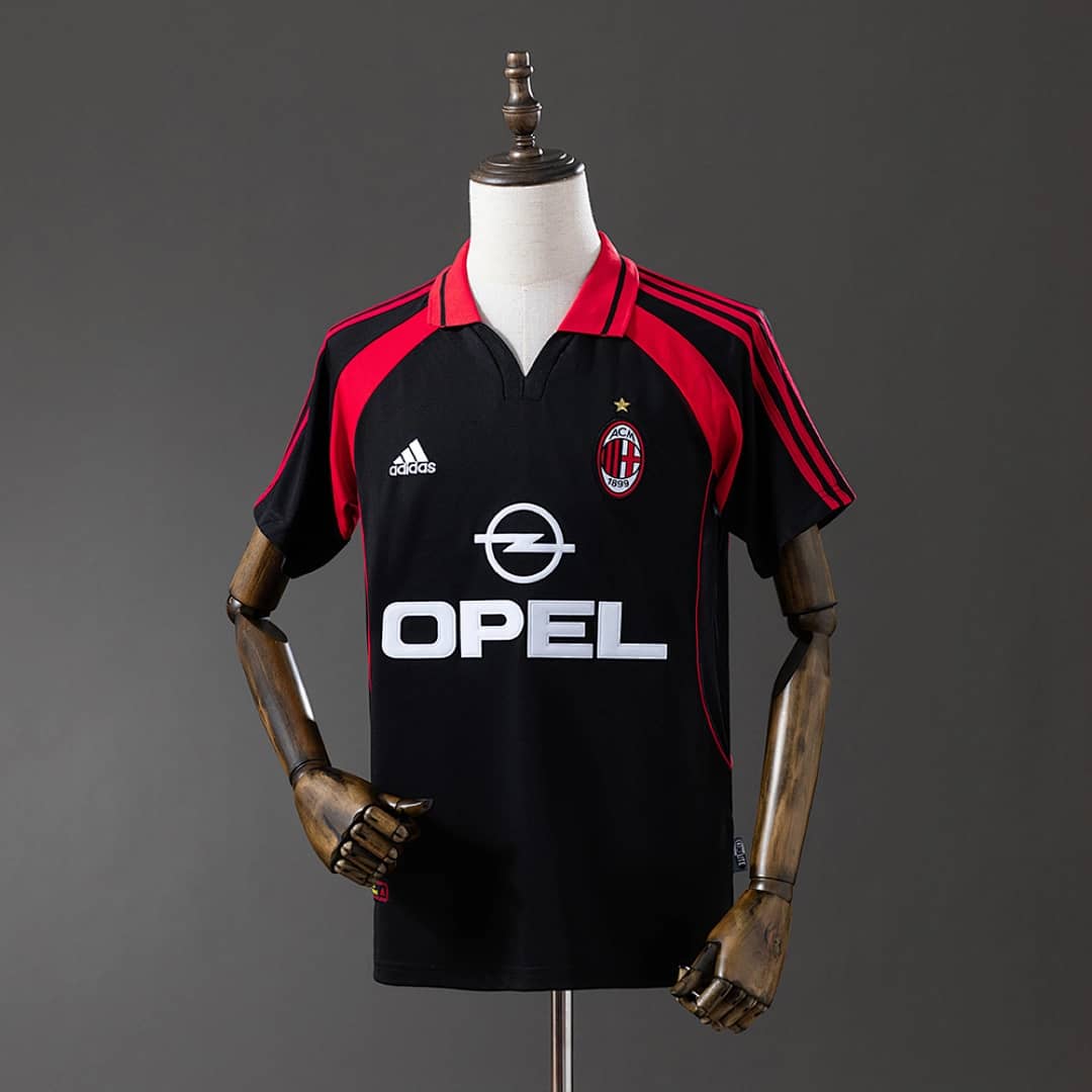 Camisola Terceira do AC Milan 2000/2001 (Retro)