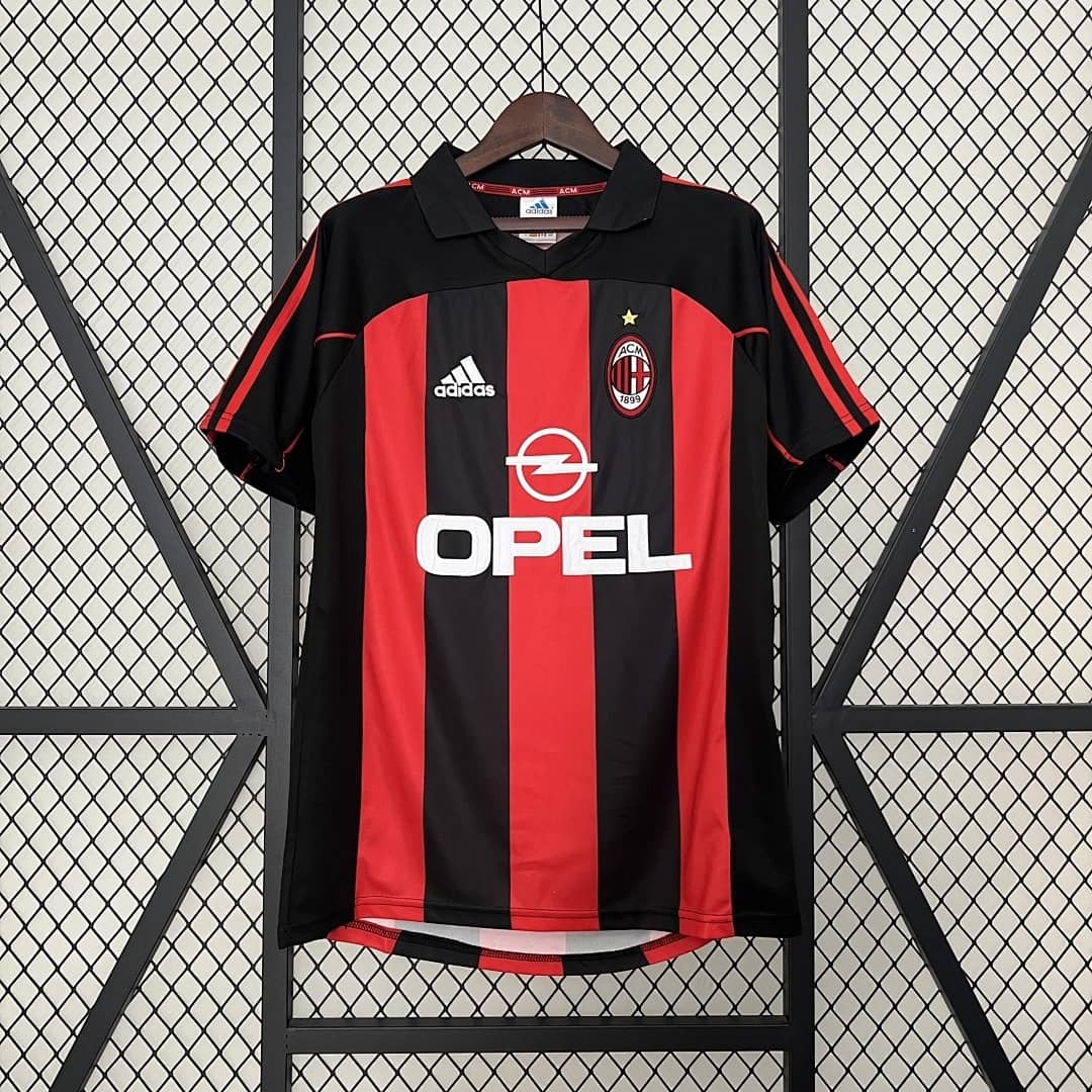 Camisola Principal do AC Milan 2001/2002 (Retro)