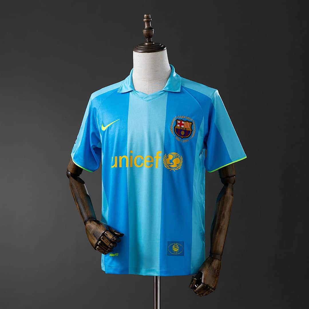 Camisola Alternativa do FC Barcelona 2007/2008 (Retro)