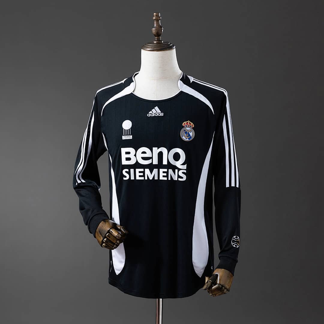 Camisola Terceira do Real Madrid 2006/2007 (Retro, Manga Longa)