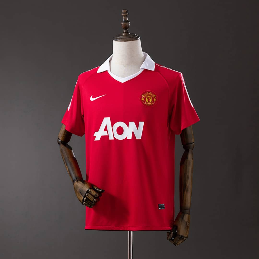 Camisola Principal do Manchester United 2010/2011 (Retro)