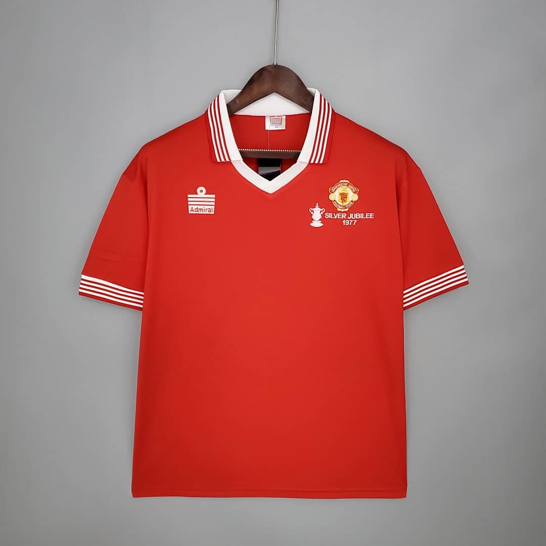 Camisola Principal do Manchester United 1977 (Retro)