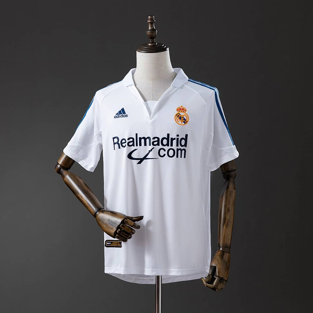 Camisola Principal do Real Madrid 2001/2002 (Retro)