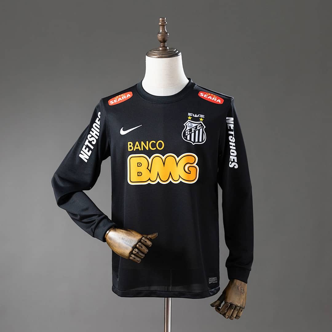 Camisola Alternativa do Santos FC 2012/2013 (Retro, Manga Longa)