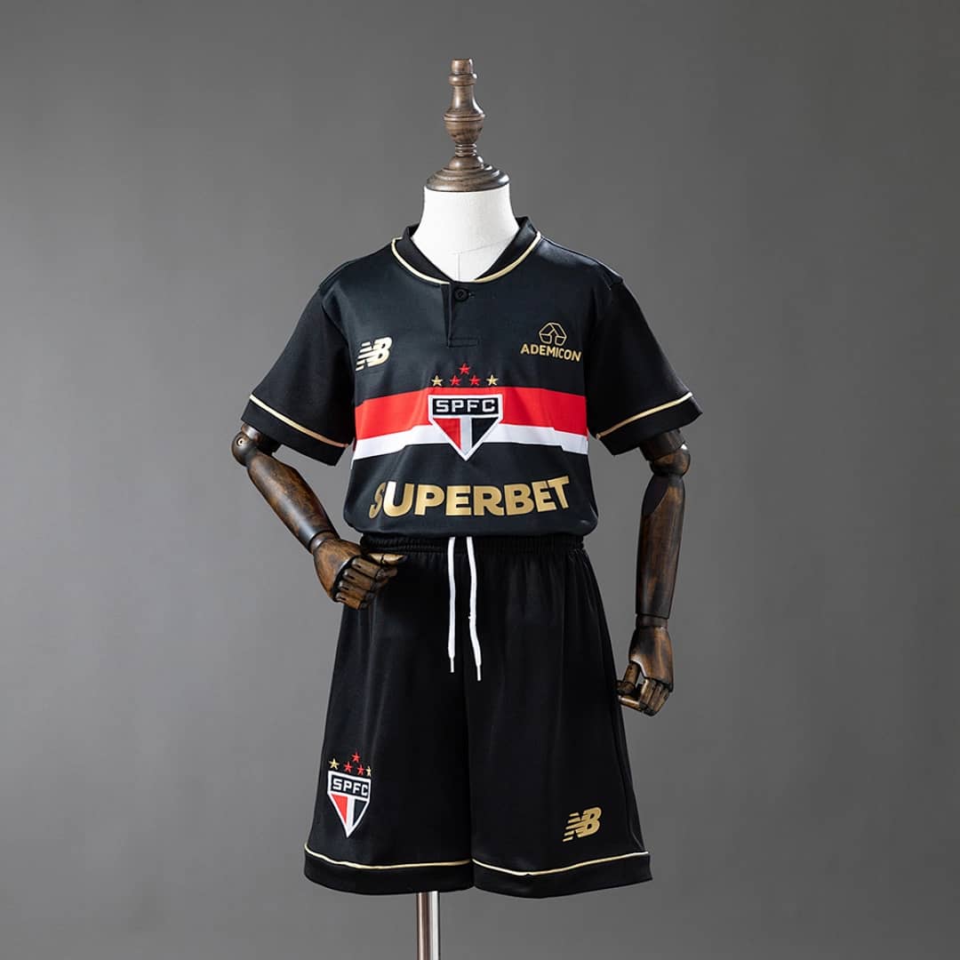Kit Crianca Sao Paulo FC Terceira 2025/2026