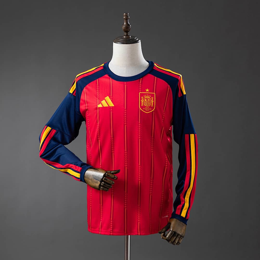 Camisola Principal da Espanha 2026 (Manga Longa)